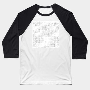 Distorted Dots Baseball T-Shirt